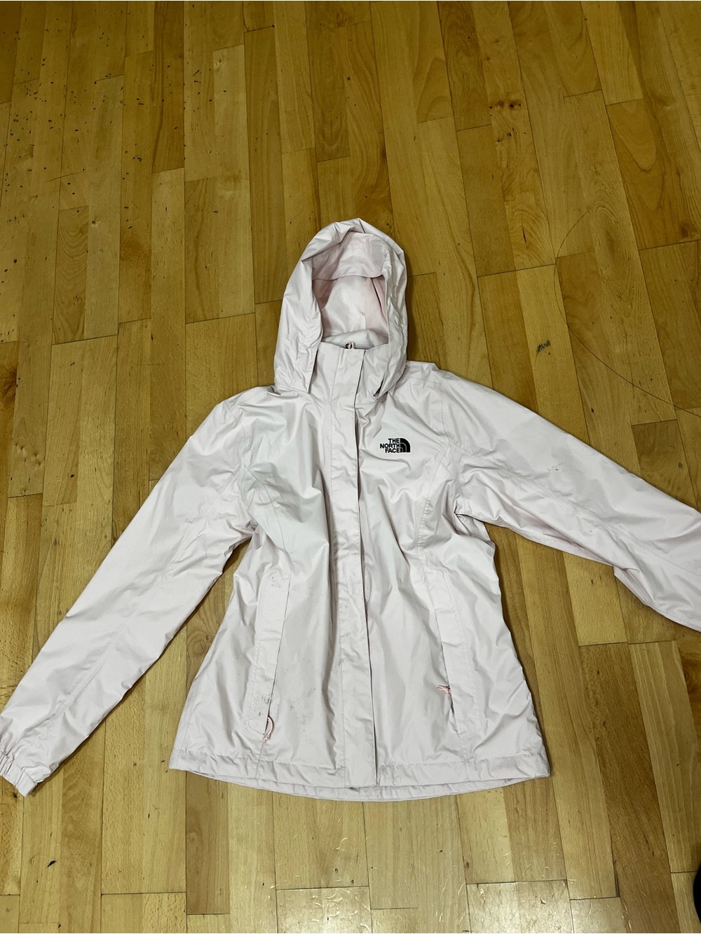 The North Face Women's Pale Pink Hooded Shell Jacket